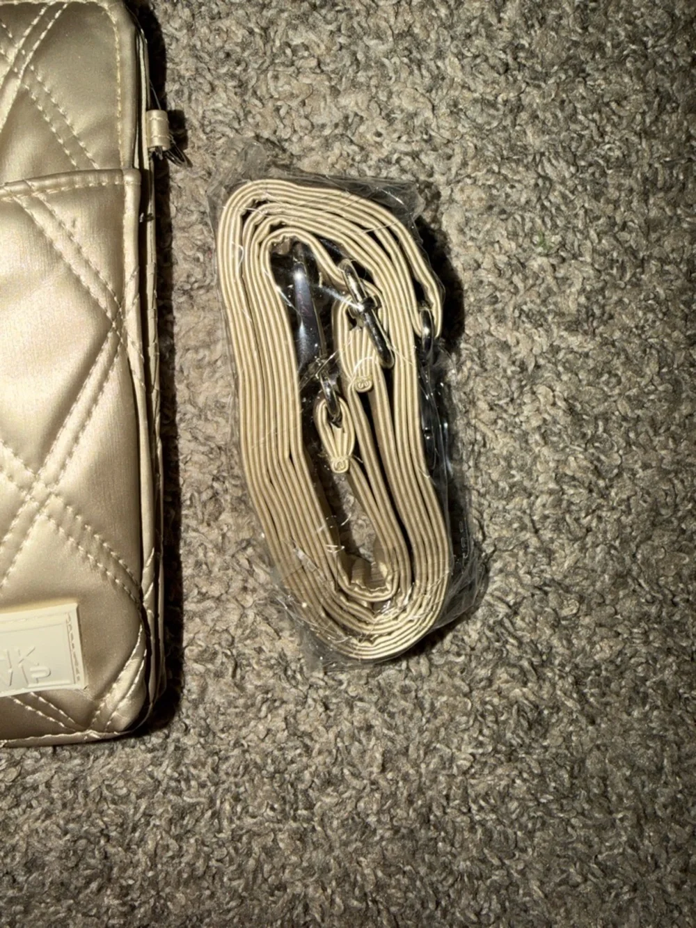 Ihkwip Ring-Ring Gold Phone Crossbody RFID Wallet